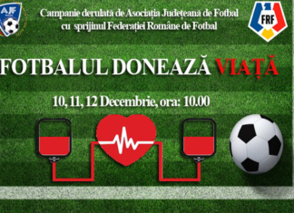 „FOTBALUL DONEAZĂ VIAȚĂ” | Campanie de donare de sânge, iniţiată de Adrian Petre, preşedintele AJF Buzău