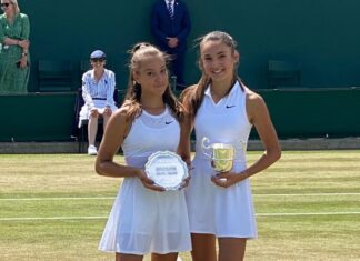 FOTO & VIDEO EXCLUSIV  | O nouă pagină în istoria sportului românesc! Buzoianca Alexia Tatu a câştigat Trofeul Wimbledon la U14