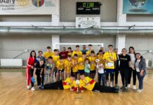 FOTO & VIDEO | Pentru al doilea an consecutiv, Şcoala Generală nr. 15, campioană la handbal masculin în cadrul ONSS!