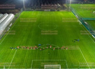 FOTO & VIDEO | Gloria Buzău a desfășurat primul antrenament în Antalya la lumina reflectoarelor!