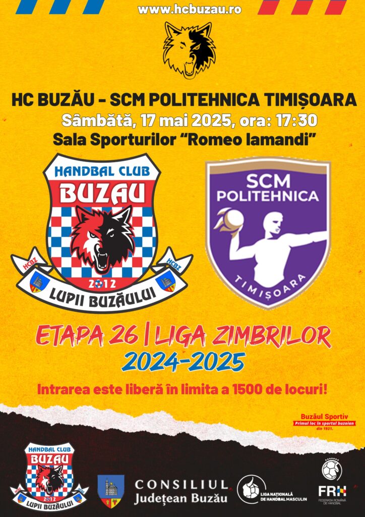HC Buzău pregătită de un nou test important în Liga Zimbrilor