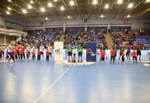 Seară europeană de neuitat la Buzău! HC Buzău și Aguas Santas, remiză dramatică în Sala Sporturilor „Romeo Iamandi”