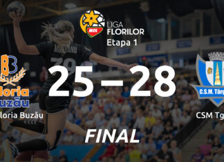 Debut cu stângul pentru antrenorul Pablo Morel! Gloria sa a pierdut cu 25-28 în fața trupei din Tg. Jiu